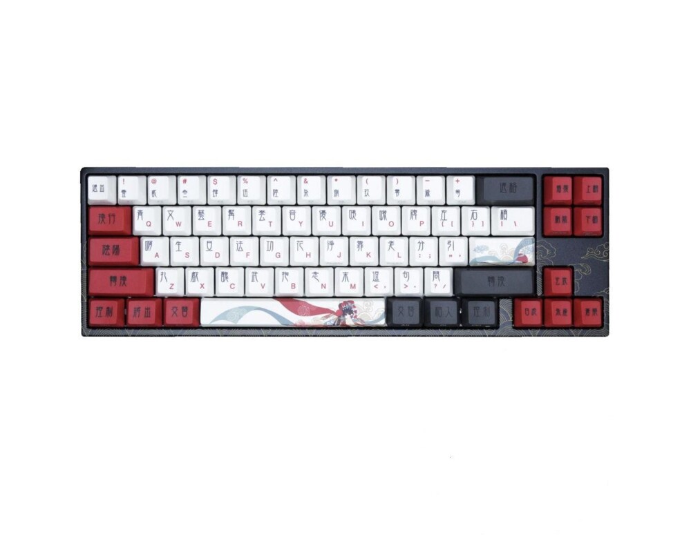 Клавиатура Геймърскa механична клавиатура Ducky x Varmilo Miya Beijing Opera 65%, Cherry MX Brown 5