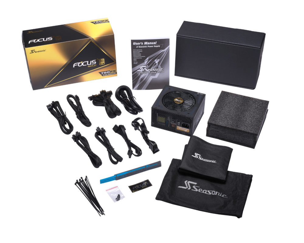 Захранване Seasonic SSR-750FX, 750W, 80+ GOLD 8