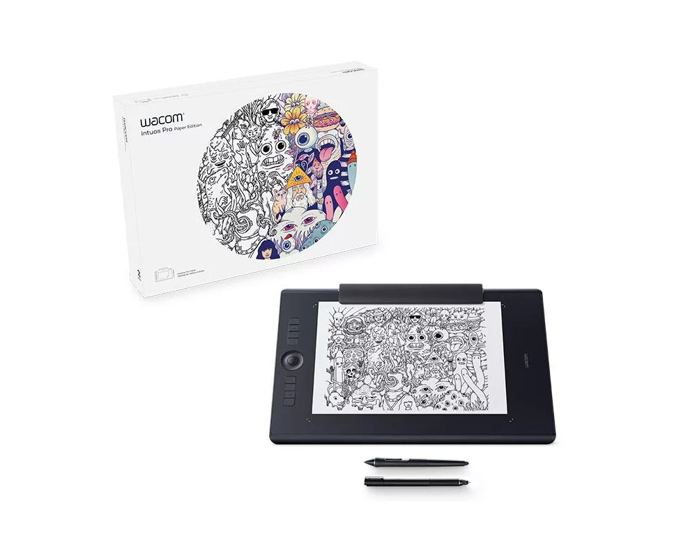 Графичен таблет Wacom Intuos Pro M Paper, Черен 2