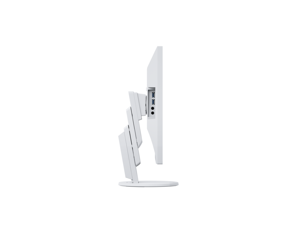 Монитор EIZO FlexScan EV2457, IPS, 24 inch, Wide, UXGA, DVI-D, DisplayPort, HDMI, DisplayPort Out, USB Hub, Бял 5