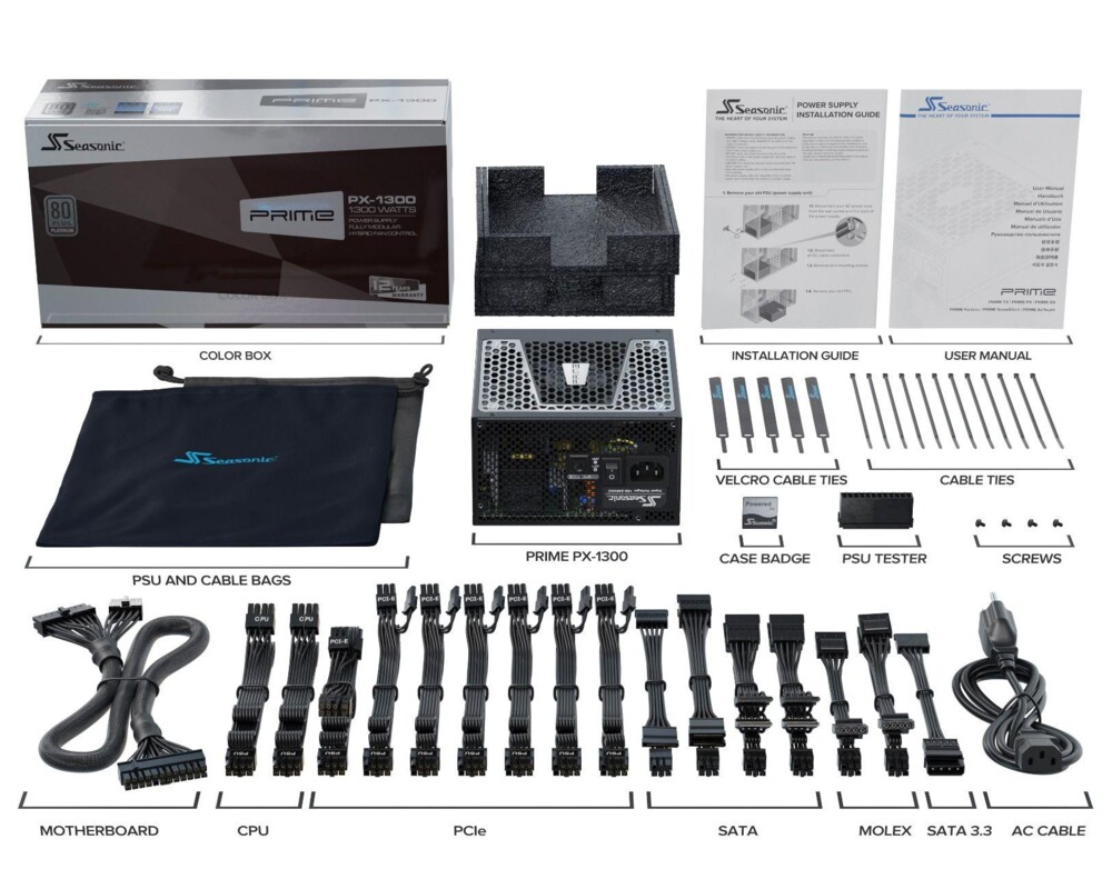 Захранване Seasonic 1300W Platinum 22