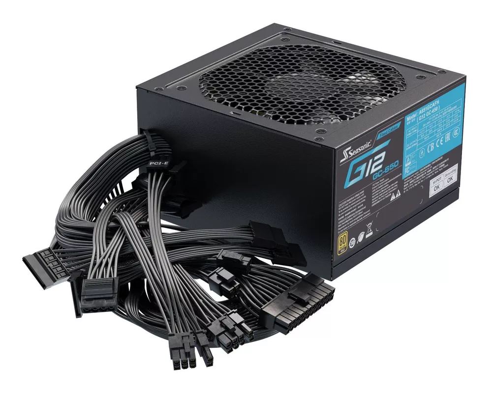 Захранване 650W Seasonic G12 GC-650 80 PLUS Gold 6