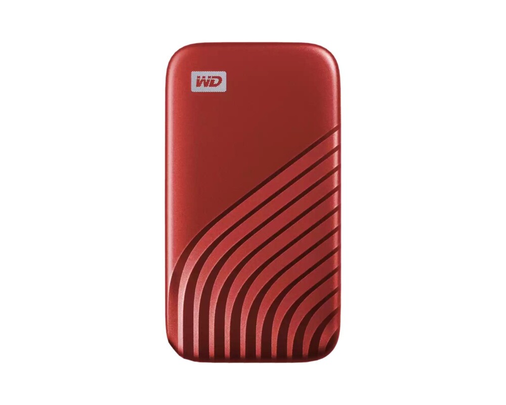 SSD WD My Passport SSD 2TB Red Cross Compatible USB 3.2 Gen-2 and USB-C 1050MB 15