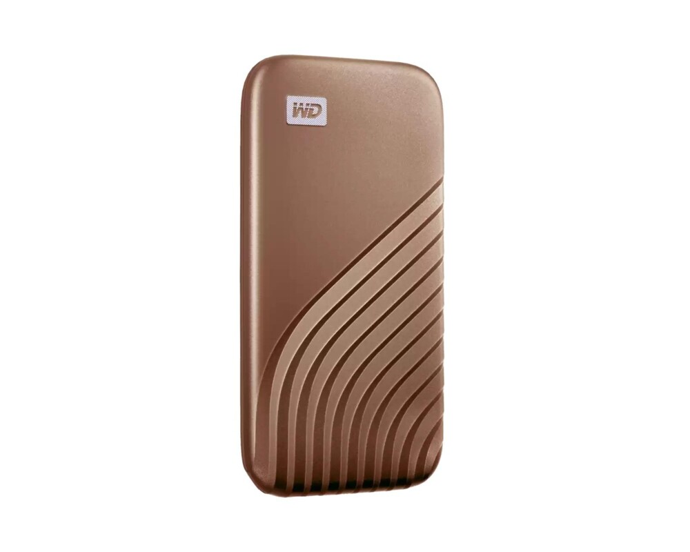 SSD WD My Passport SSD 2TB Gold Cross Compatible USB 3.2 Gen-2 and USB-C 1050MB 14