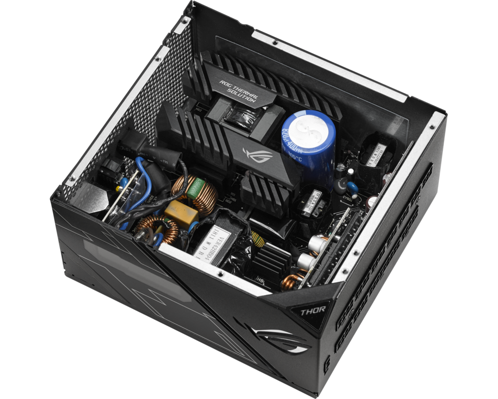 Захранване ASUS ROG THOR 850P Platinum Power Supply Aura Sync OLED display 850W 19