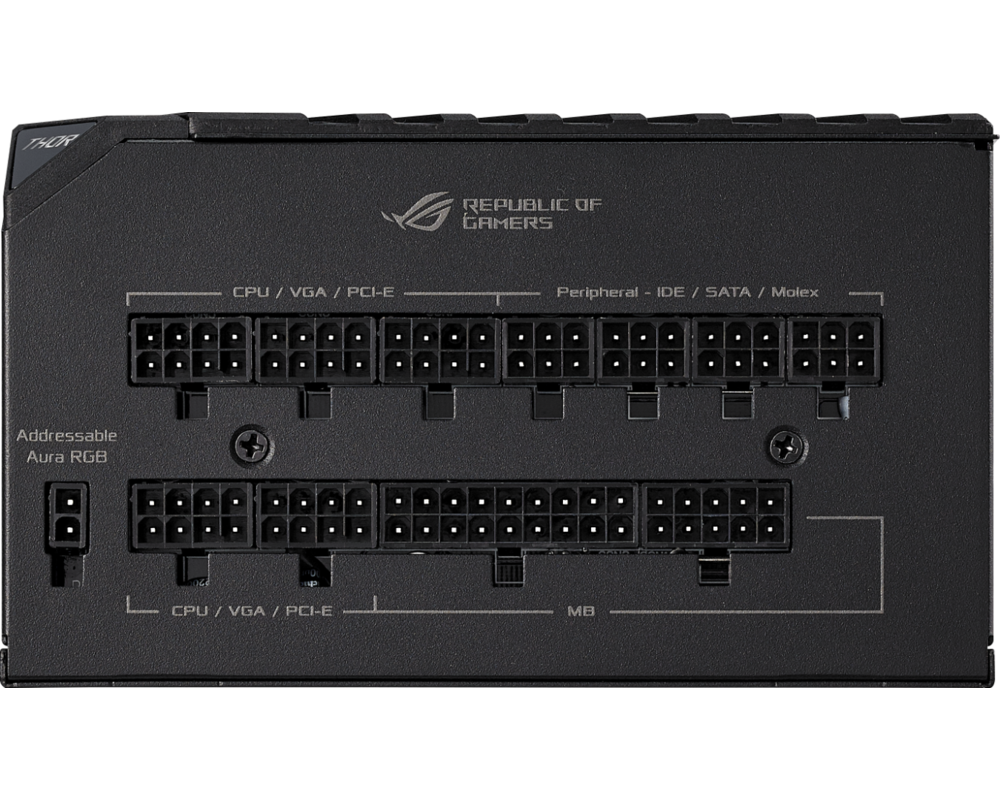 Захранване ASUS ROG THOR 850P Platinum Power Supply Aura Sync OLED display 850W 13