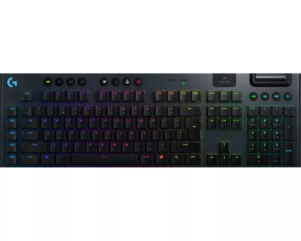 Клавиатура LOGITECH G915 LIGHTSPEED Wireless RGB Mechanical Gaming Keyboard GL Clicky CARBON US INTNL INTNL (US) 16