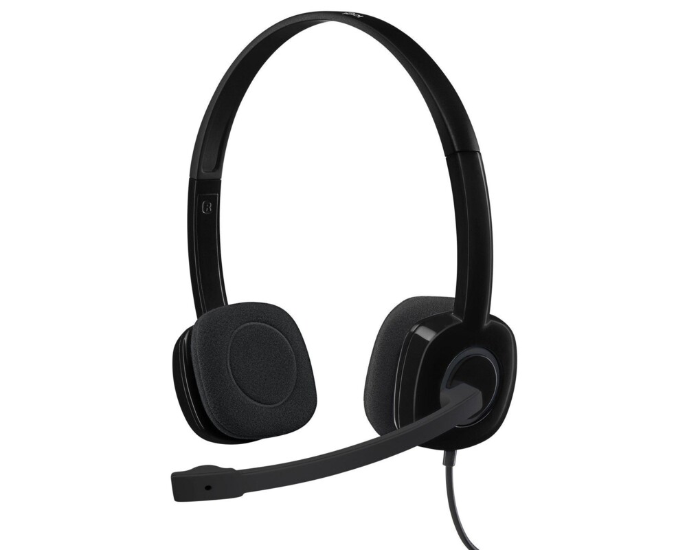 Слушалки LOGITECH H151 Wired Stereo Headset - BLA... 4