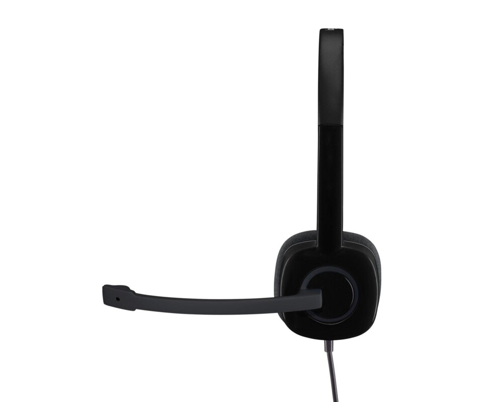 Слушалки LOGITECH H151 Wired Stereo Headset - BLA... 5