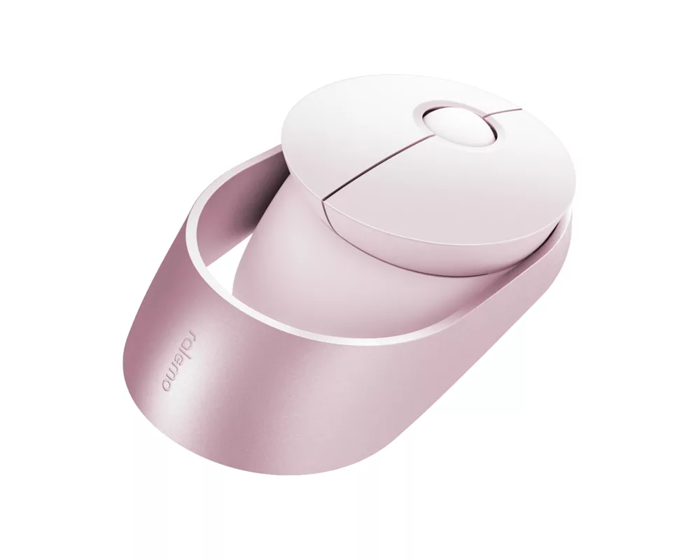 Мишка Безжична оптична мишка RAPOO Ralemo Air 1, Multi-mode, Безшумна, Розова 2