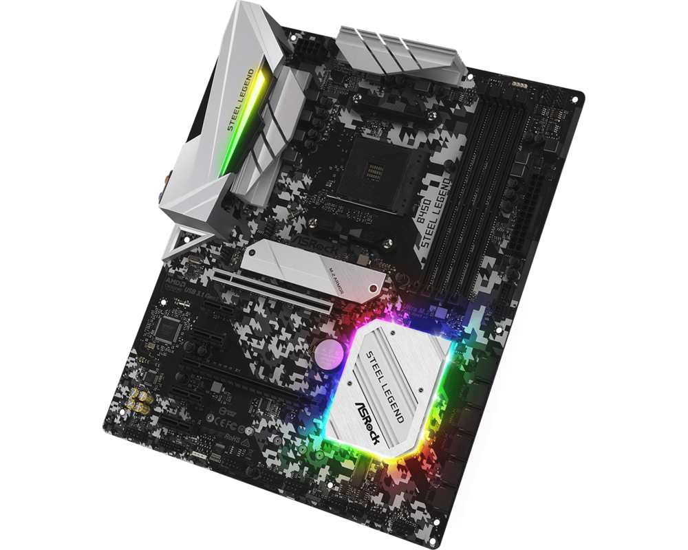 Дънна платка ASROCK B450 Steel Legend 7