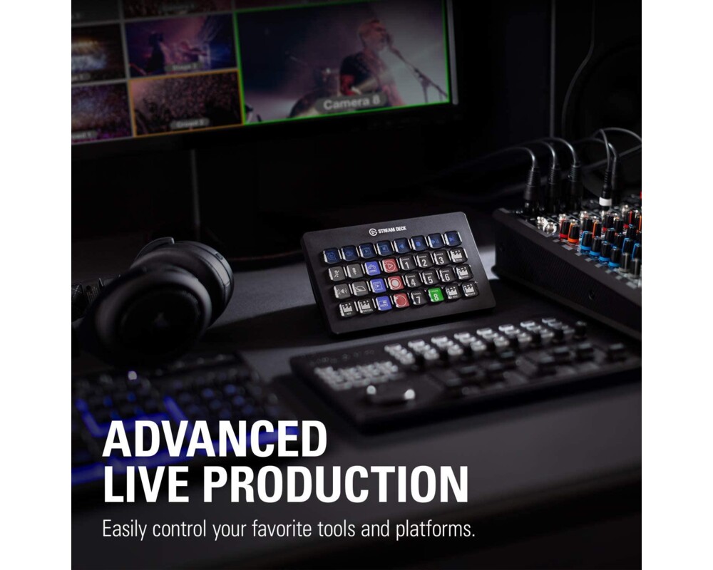 Геймърски аксесоари Elgato Stream Deck, 32 LCD бутона, черен 5