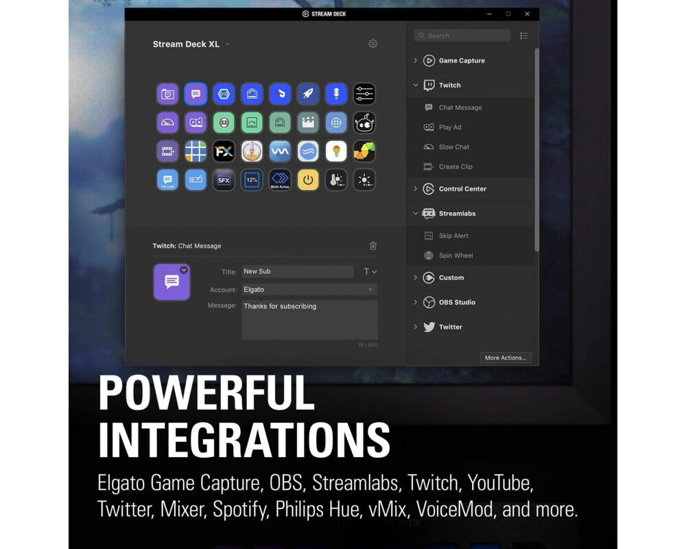 Геймърски аксесоари Elgato Stream Deck, 32 LCD бутона, черен 6