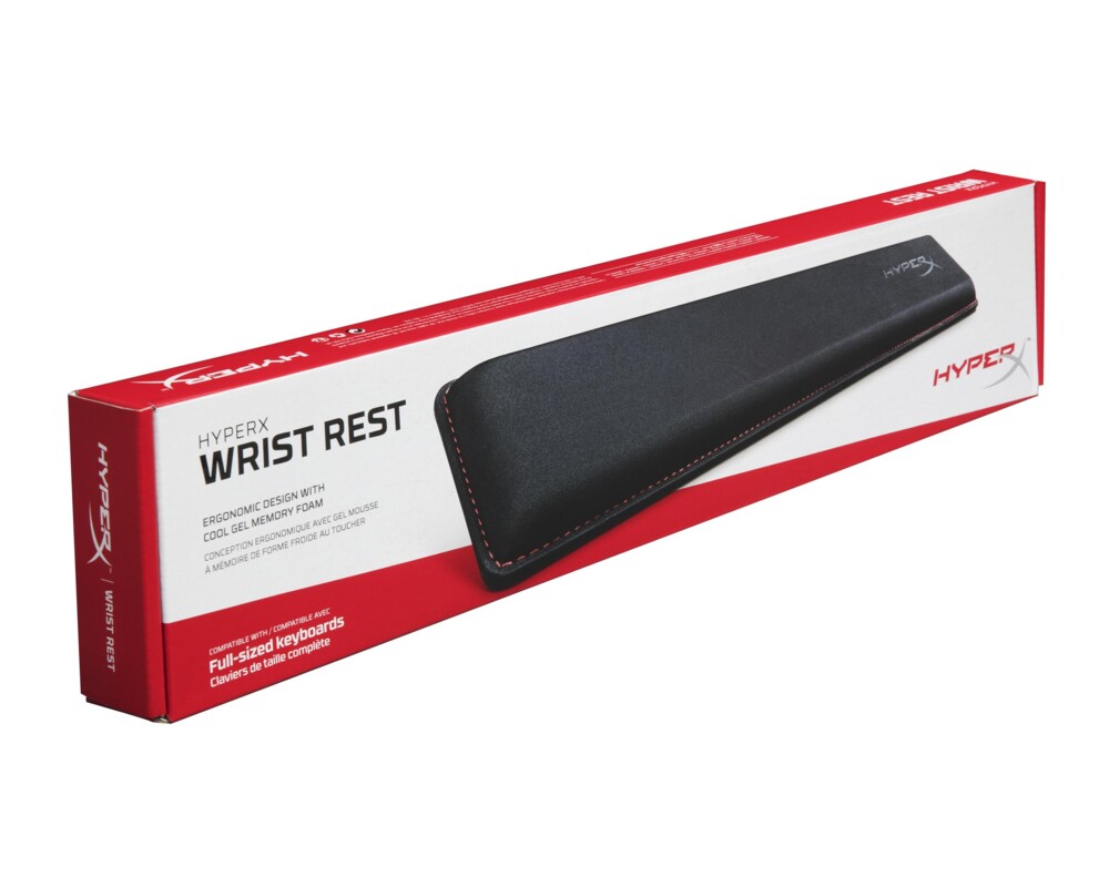 Геймърски аксесоари Поставка за китки за клавиатура HyperX Wrist Rest, Ергономична, Черен 4