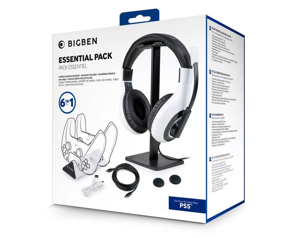 Геймърски аксесоари Комплект NACON BigBen, PS5, Essential Pack 6in1 2