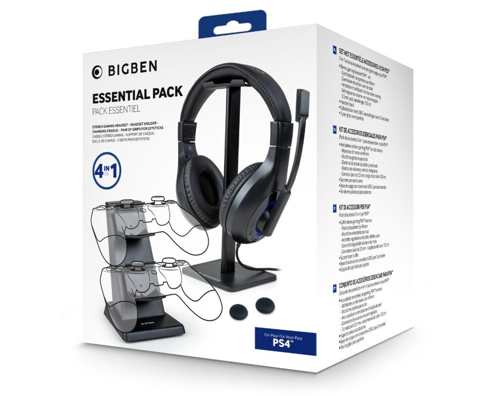 Геймърски аксесоари Комплект BigBen PS4 Essential Pack 4in1 NACON 2