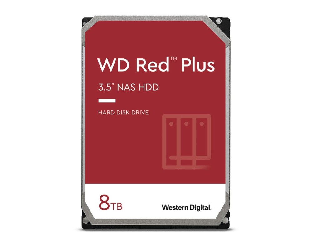 Твърд диск WD Red Plus 8TB SATA 6Gb 2