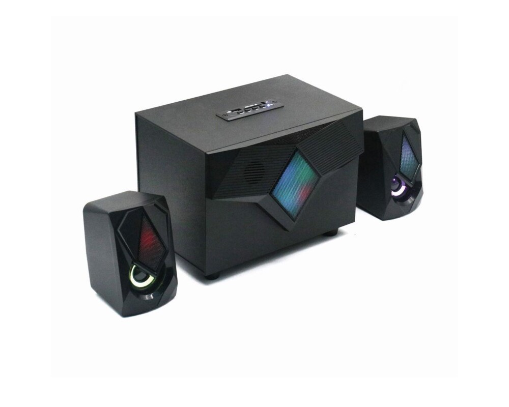 Аудио система Ewent EW3526, 2.1, FM Radio, USB, SD, AUX, Bluetooth, Черна 3