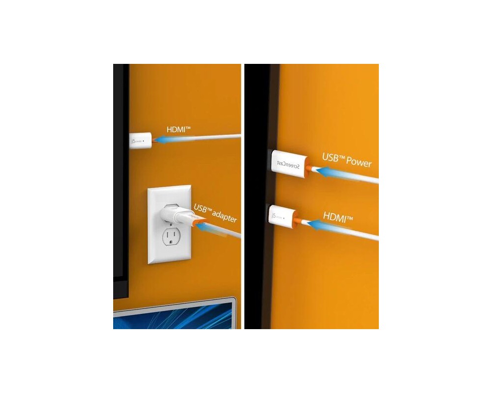 Адаптери j5create JVAW56, ScreenCast, HDMI, 2.4 GHz, 5 GHz, full HD 6