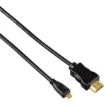 <span>Кабел</span> HAMA 74240, HDMI мъжко - Micro HDMI мъжко, 2 м, Ethernet, Черен <span class='catalog-num-in-name'>HAMA-74240</span> - 