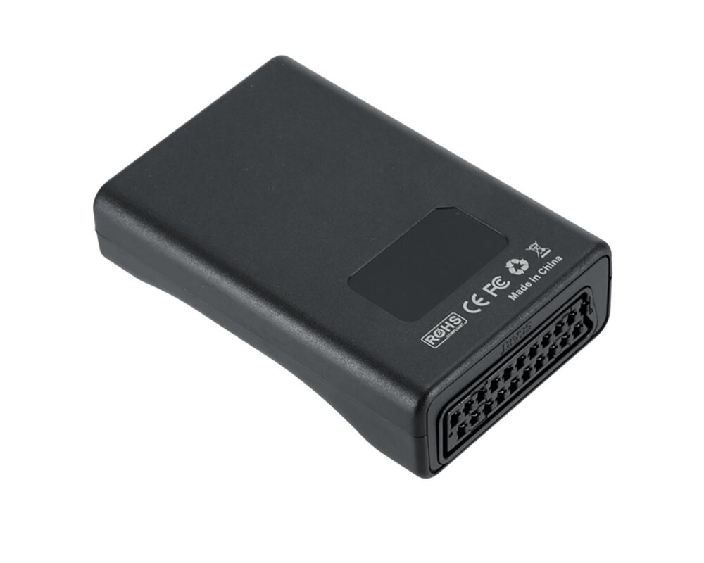 Адаптери Видео конвертор Estillo ASK-ST001, Scart женско - HDMI женско, Черен 3