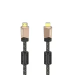 <span>Кабел</span> HAMA Premium, HDMI мъжко - HDMI мъжко, 1.5 м, Ферит, Позлатени конектори <span class='catalog-num-in-name'>HAMA-205025</span> - 
