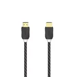 <span>Кабел</span> HAMA 205444, HDMI мъжко - HDMI мъжко, Ethernet, 1.5 м, Позлатени конектори, Черен <span class='catalog-num-in-name'>HAMA-205444</span> - 