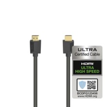  HAMA High Speed, HDMI мъжко - HDMI мъжко, 8K, 48GB/s, Ethernet , 2 м, Позл. конектори, Черен 350989 HAMA-205242 на топ цена - PIC.bg