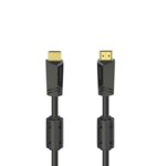 <span>Кабел</span> HAMA High-Speed, HDMI мъжко - HDMI мъжко, 4K, 18GB/s, Ethernet ,10 м, Позл. конектори, 2 филтъра, Черен <span class='catalog-num-in-name'>HAMA-205009</span> - 