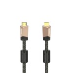 <span>Кабел</span> HAMA Premium, HDMI мъжко - HDMI мъжко, 3 м, Ферит, Позлатени конектори, Ethernet, Черен <span class='catalog-num-in-name'>HAMA-205026</span> - 