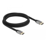 <span>Кабел</span> Delock Ultra High Speed, HDMI мъжко - HDMI мъжко, 48 Gbit/s, 8K 60 Hz, 2 м, Сив <span class='catalog-num-in-name'>DELOCK-83996</span> - 