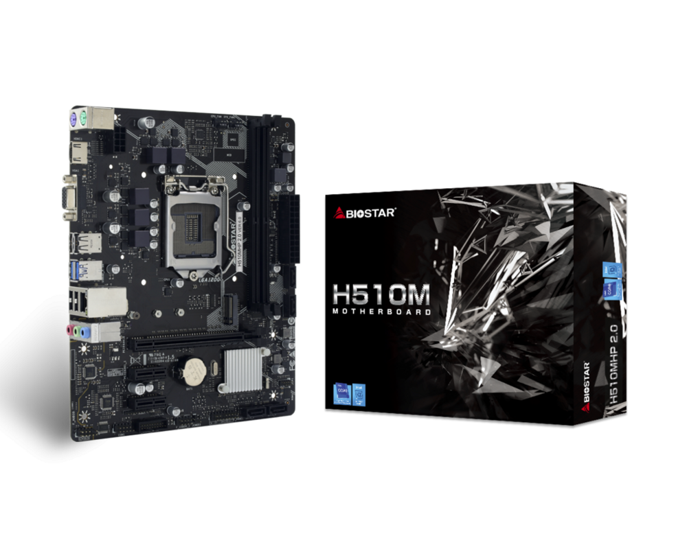 Дънна платка BIOSTAR H510MHP 2.0, LGA1200, DDR4, mATX 8