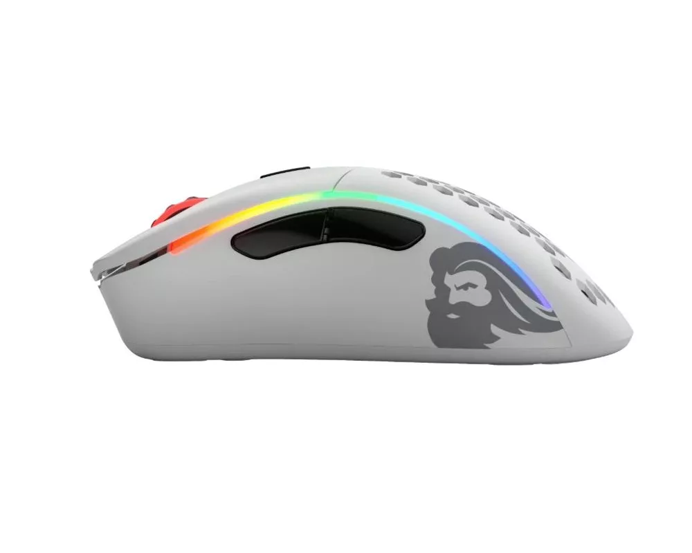 Мишка Геймърска мишка Glorious Model D- Wireless (Matte White) 2