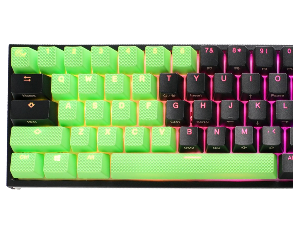 Геймърски аксесоари Капачки за механична клавиатура Ducky Green 31-Keycap Set Rubber Backlit Double-Shot US Layout 3