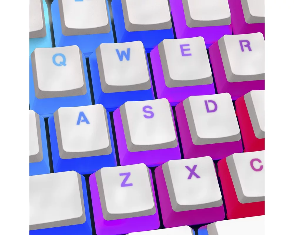 Геймърски аксесоари HP HyperX Pudding PBT US white gaming key cap 3