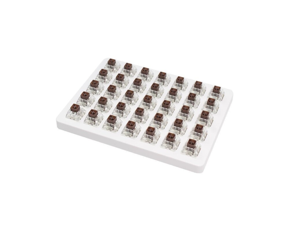 Геймърски аксесоари Суичове за механична клавиатура Keychron Kailh Box Brown, Switch Set 35 броя 2