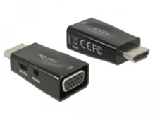  Delock, HDMI мъжко - VGA + microUSB + Audio женско, Черен 368384 DELOCK-65901 на топ цена - PIC.bg