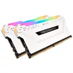 <span>Памет</span> Corsair Vengeance PRO RGB White 16GB(2x8GB) DDR4 PC4-25600 3200MHz CL16 CMW16GX4M2C3200C16W <span class='catalog-num-in-name'>CMW16GX4M2C32C16W</span> - 