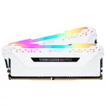 Памет Corsair Vengeance PRO RGB White 16GB(2x8GB) DDR4 PC4-25600 3200MHz CL16 CMW16GX4M2C3200C16W 3