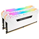Памет Corsair Vengeance PRO RGB White 16GB(2x8GB) DDR4 PC4-25600 3200MHz CL16 CMW16GX4M2C3200C16W 2