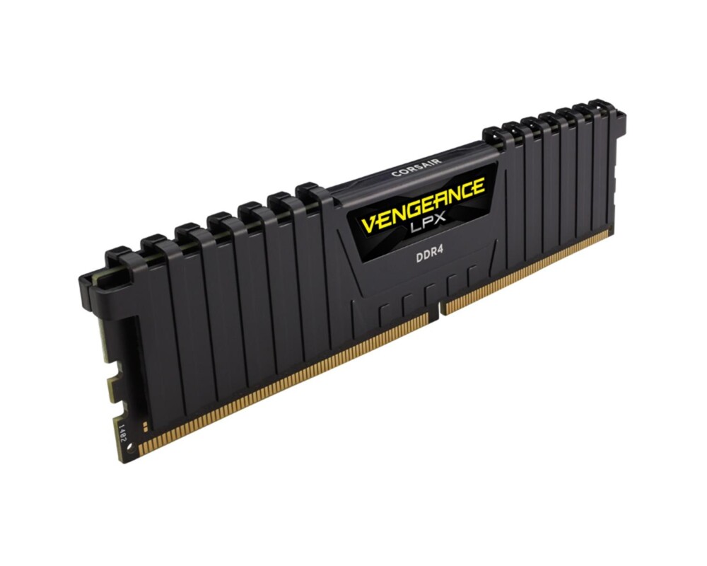 Памет CORSAIR DDR4 3600MHz 16GB 1x16GB DIMM Unbuffered Vengeance LPX Black Heatsink 1.35V for AMD Ryzen 3