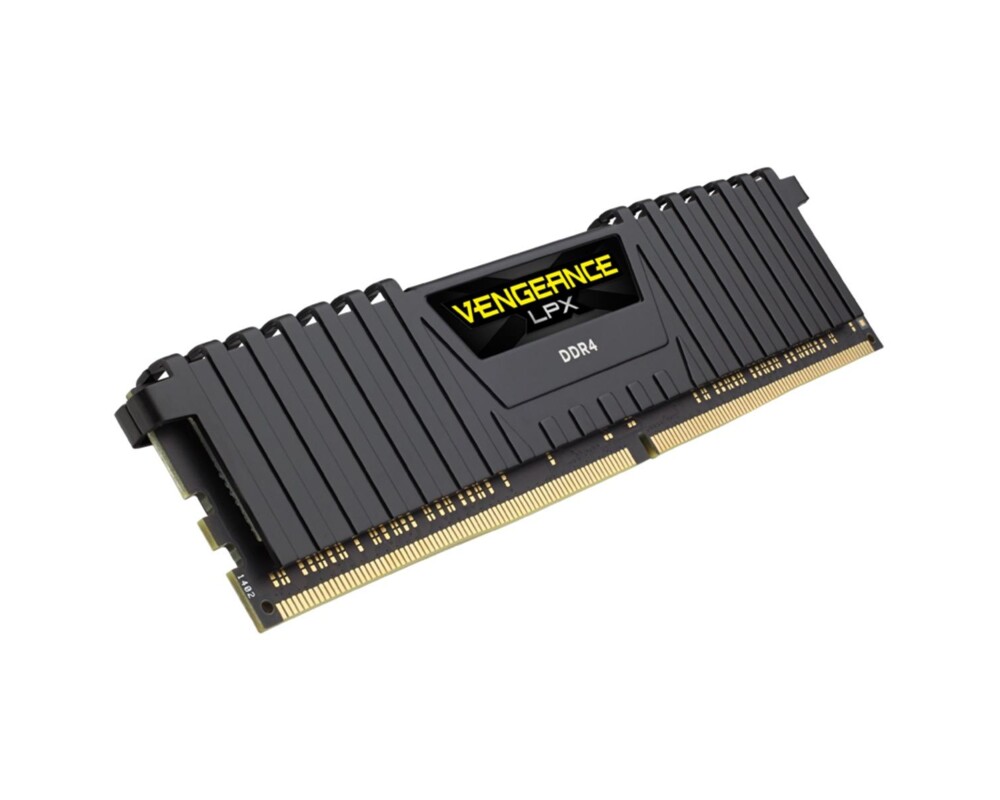 Памет CORSAIR DDR4 3600MHz 16GB 1x16GB DIMM Unbuffered Vengeance LPX Black Heatsink 1.35V for AMD Ryzen 2