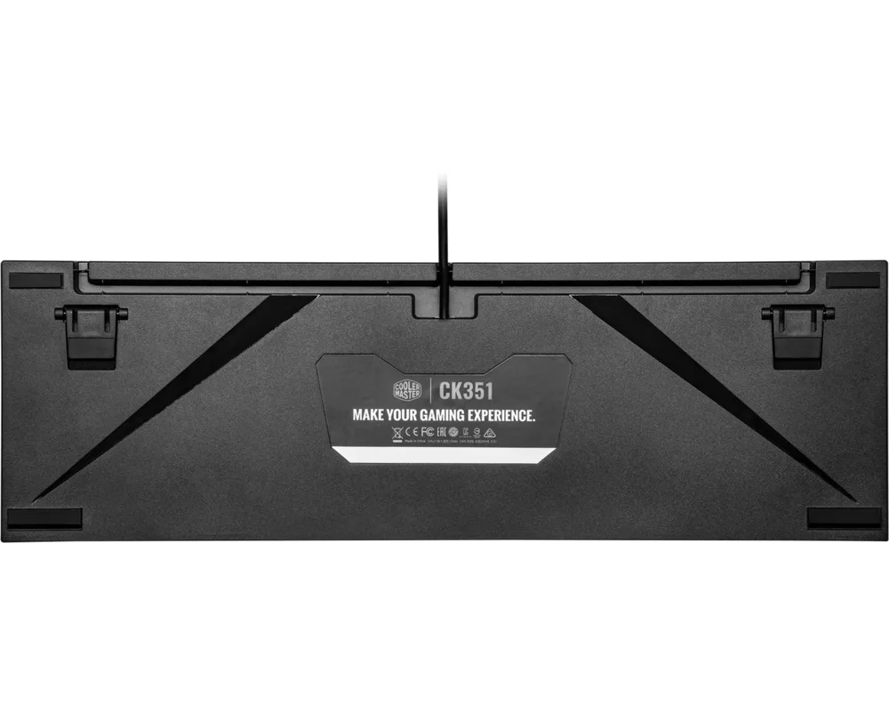 Клавиатура Геймърска Механична Клавиатура Cooler Master CK351, Brown Switches, US Layout, Hot Swappable, RGB 6