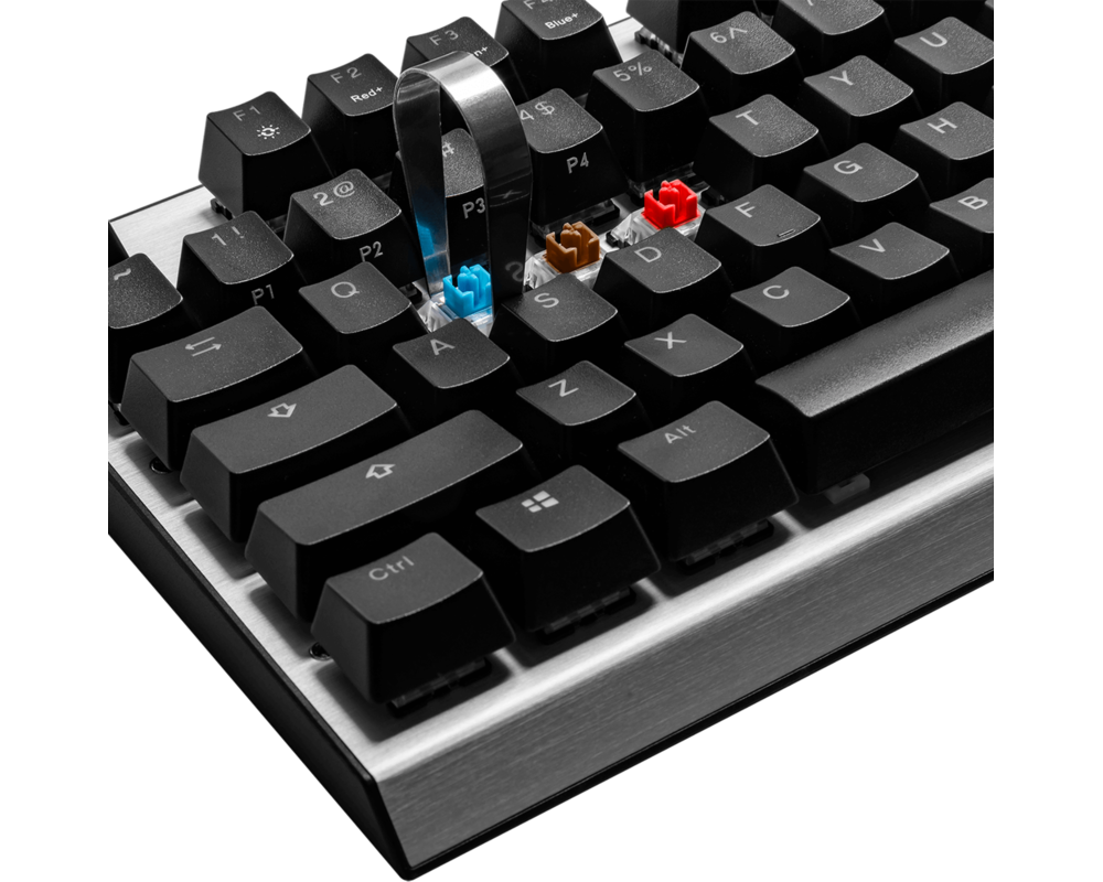 Клавиатура Геймърска Механична Клавиатура Cooler Master CK351, Brown Switches, US Layout, Hot Swappable, RGB 10