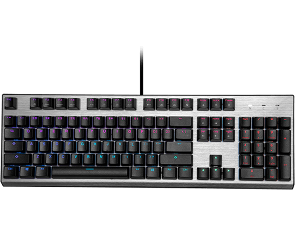 Клавиатура Геймърска Механична Клавиатура Cooler Master CK351, Red Switches, US Layout, Hot Swappable, RGB 2