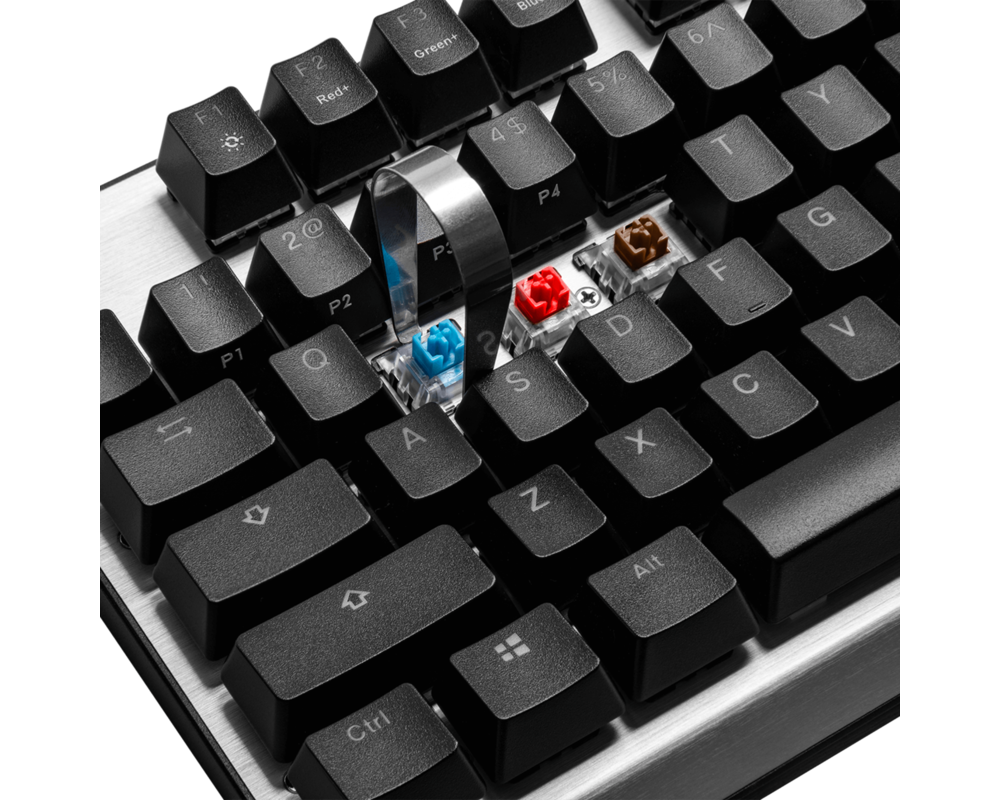 Клавиатура Геймърска Механична Клавиатура Cooler Master CK351, Red Switches, US Layout, Hot Swappable, RGB 11