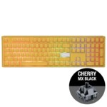 <span>Клавиатура</span> Геймърскa механична клавиатура Ducky One 3 Yellow Full-Size, Cherry MX Black <span class='catalog-num-in-name'>08-AUSPDYDYYYC1</span> - 