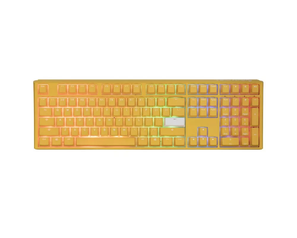Клавиатура Геймърскa механична клавиатура Ducky One 3 Yellow Full-Size, Cherry MX Brown 8