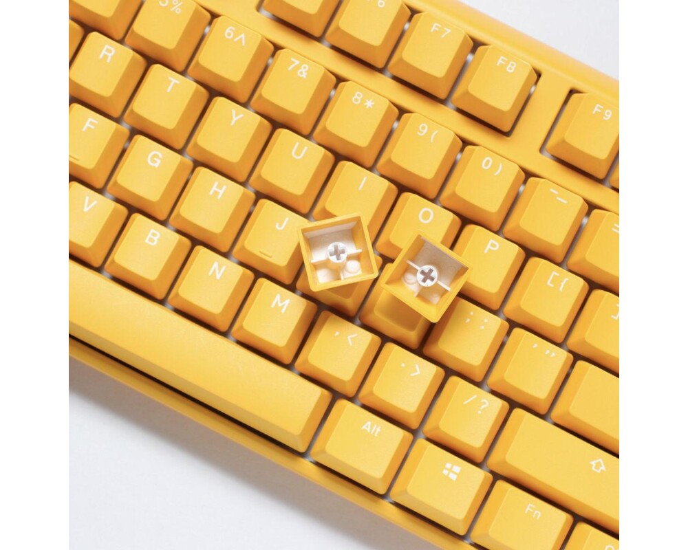 Клавиатура Геймърскa механична клавиатура Ducky One 3 Yellow Full-Size, Cherry MX Red 5