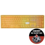 <span>Клавиатура</span> Геймърскa механична клавиатура Ducky One 3 Yellow Full-Size, Cherry MX Silent Red <span class='catalog-num-in-name'>08-SUSPDYDYYYC1</span> - 